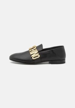 MOSCHINO Maxilettering - Mocasines - Nero