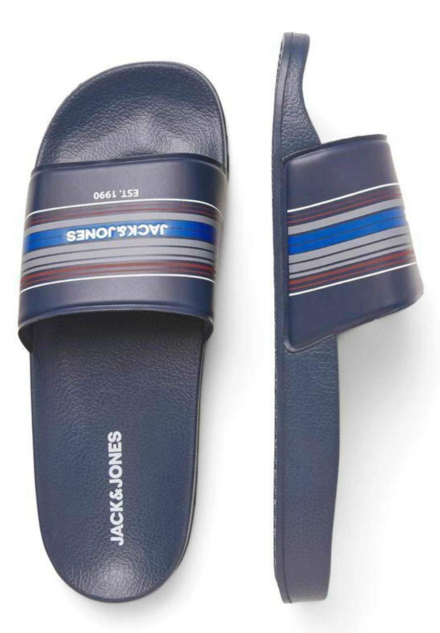Jack & Jones Gestreifte - Chanclas De Baño - Navy Blazer 6 Jack & Jones Gestreifte - Chanclas De Baño - Navy Blazer - Imagen 4