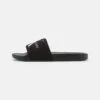 Calvin Klein Jeans Slide Monogram- Sandalias Planas - Black