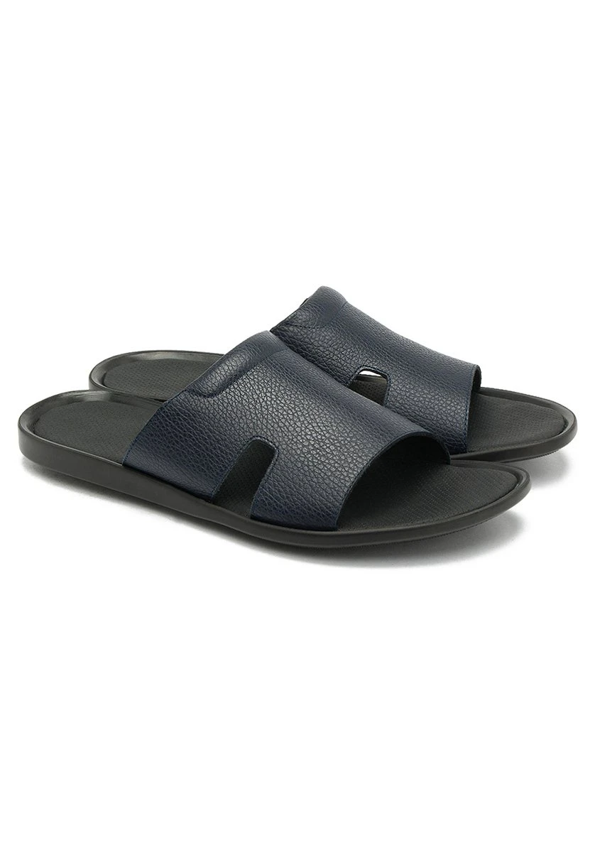 Sandalias Planas - Granatowy 4 Sandalias Planas - Granatowy - Imagen 2