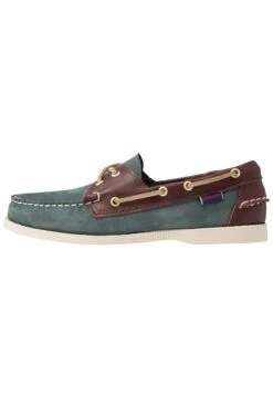Sebago Docksides Portland Spinnaker- Náuticos - Blue Navy/Dark Brown