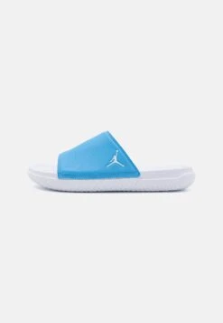 Jordan Play Slide - Sandalias Planas - University Blue/White