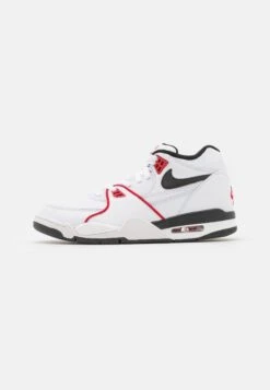 Nike Sportswear Air Flight 89 Gcel - Zapatillas Altas - White/Black/Gym Red