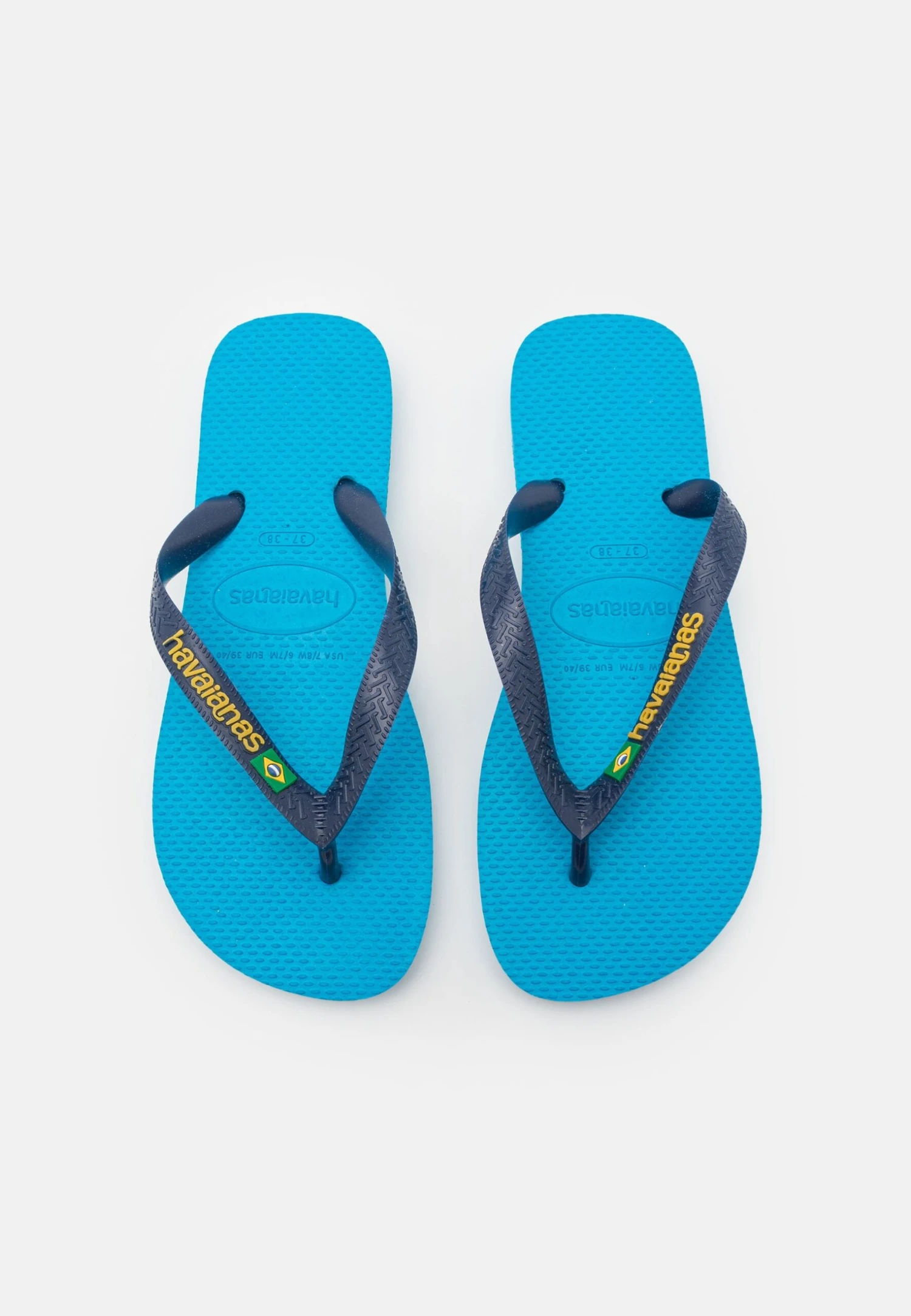 Havaianas Flip Flop Brasil Logo - Chanclas De Dedo - Turquoise 6 Havaianas Flip Flop Brasil Logo - Chanclas De Dedo - Turquoise - Imagen 4