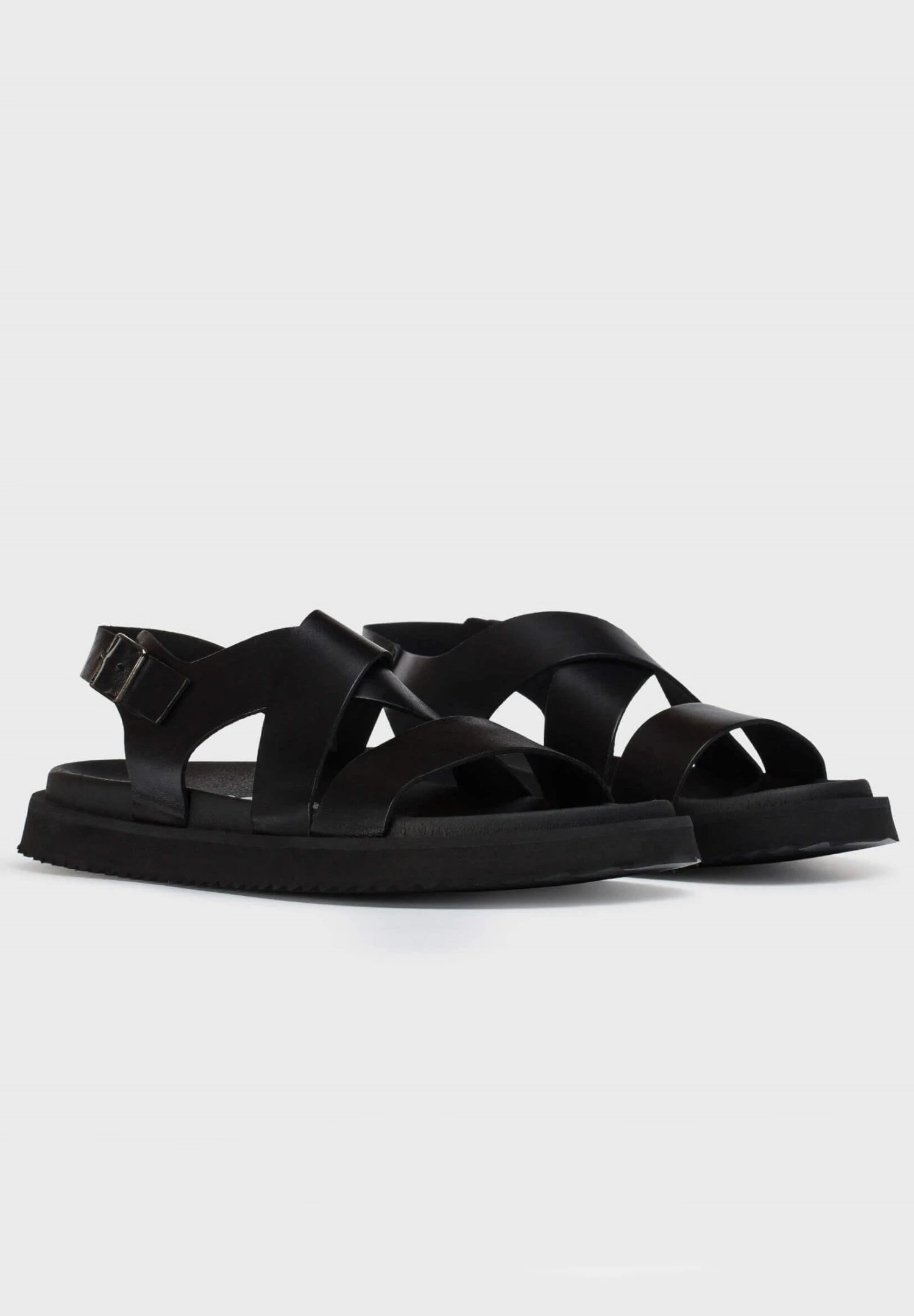 Wonders With Cross Over Straps - Sandalias - Black 4 Wonders With Cross Over Straps - Sandalias - Black - Imagen 2
