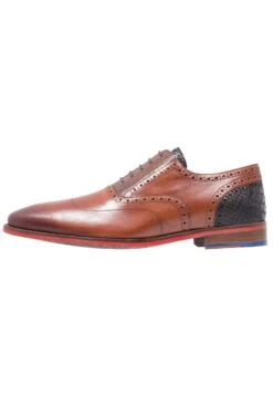 Floris Van Bommel Zapatos De Vestir - Dark Cognac
